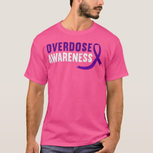 Överkänslighet Lila Ribbon Drug Addence Reg. T Shirt