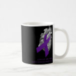 Överkänslighet Lila Ribbon Heart Miss Du Kaffemugg<br><div class="desc">Överkänslighet Lila Ribbon Heart Miss Du</div>