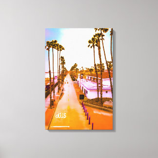 Överkant nordlig del av havsgående pir 16 x 24 tum canvastryck