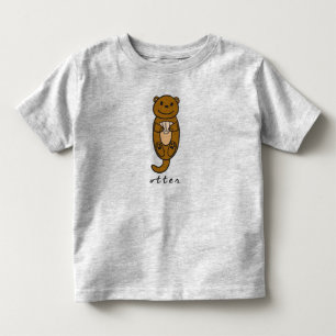 Överkant och T-Shirt (utan bas), Otter Småbarn