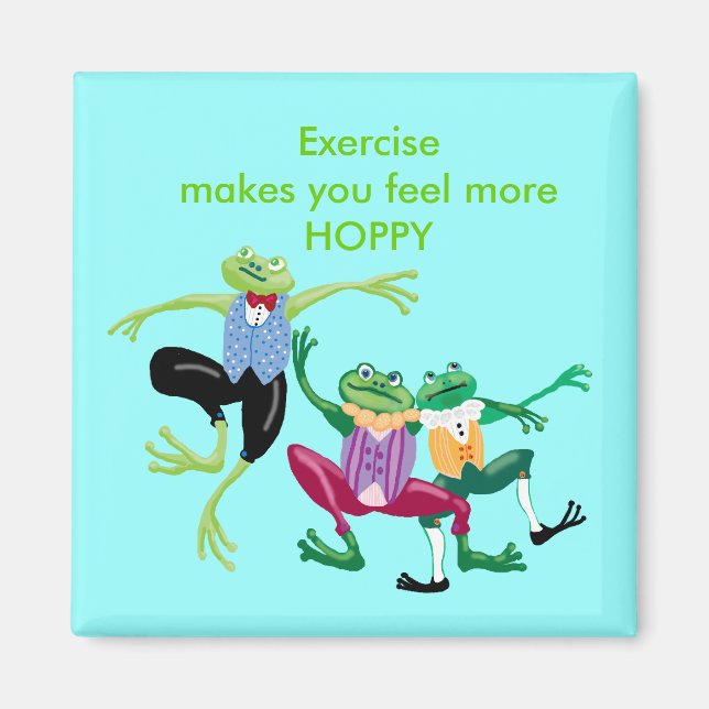 Överkerhetskänsla gör att du känner dig mer HOPPY Magnet (Framsidan)