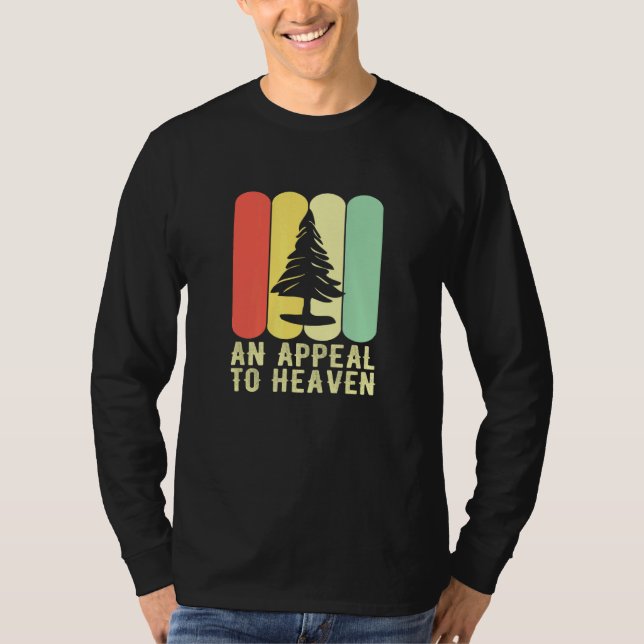 Överklagande till himmelska amerikanska Revolution T Shirt (Framsida)