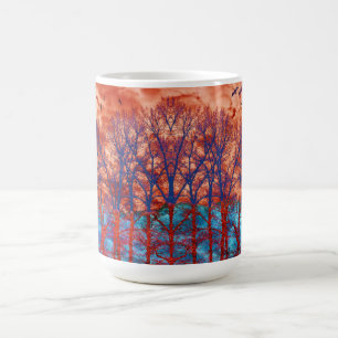 Overkligt landskap kaffemugg