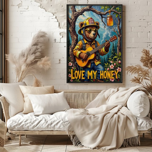 Överkorubadour träd: Björns skog Sång Poster (Skapare uppladdad)