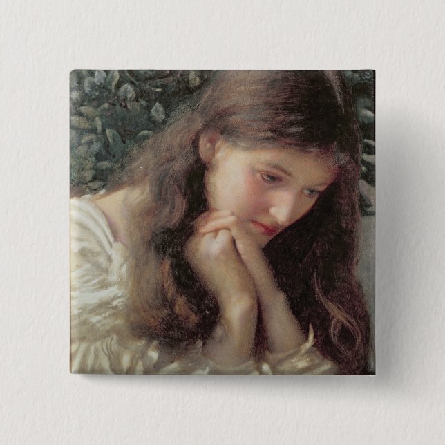 Overksam tårar (w/c på papper) knapp (Framsida)