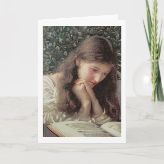 Overksam tårar (w/c på papper) kort (Framsida)