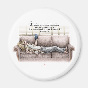 Overksamt ögonblick magnet
