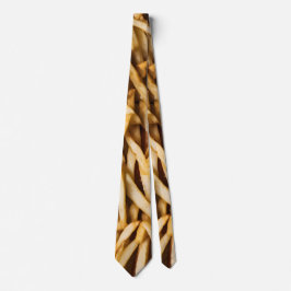 Överlagad Fransk Fries Neck Tie Slips