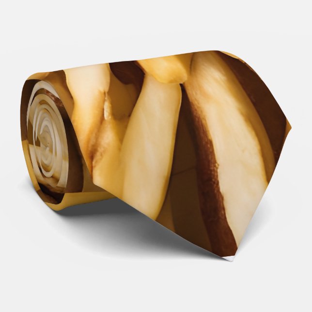Överlagad Fransk Fries Neck Tie Slips (Rullad)