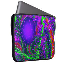 Överlagring av 3D-optikram Laptop Sleeve