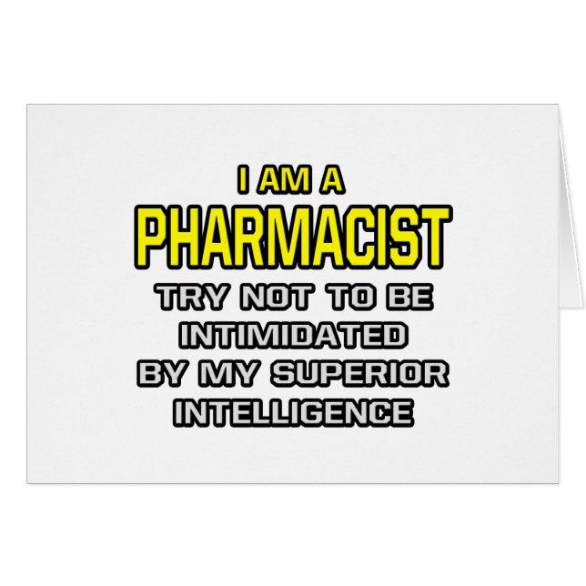 Överlägsen underrättelsetjänst hälsningskort (Framsidan Horizontal)