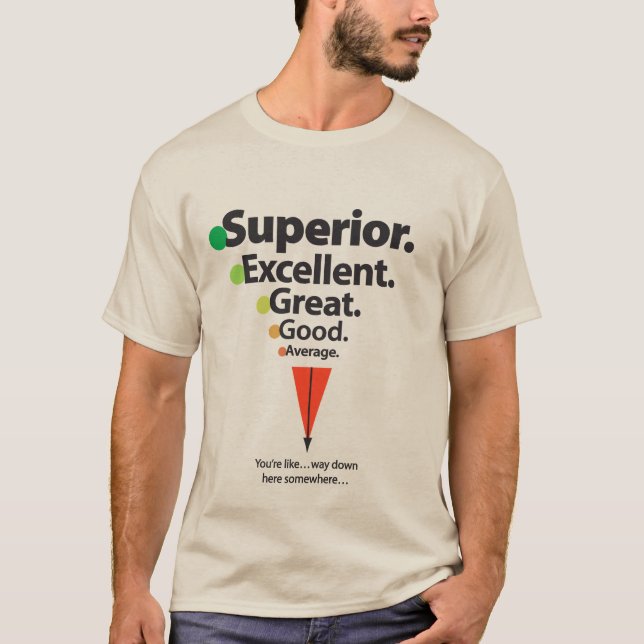 Överlägsna, utmärkta, Underbara fläckar T Shirt (Framsida)