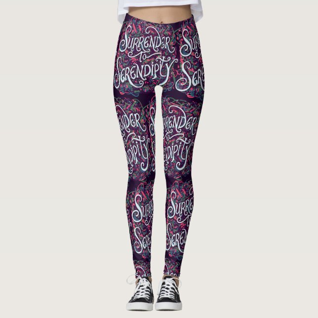Överlämna dig åt Serendipitet Leggings (Framsida)