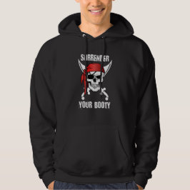 Överlämna din Booty från Pirat till Pirater Hoodie