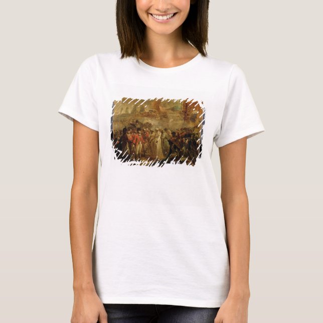 Överlämnande av de två sons of Tipu Sahib (1749- Tee (Framsida)