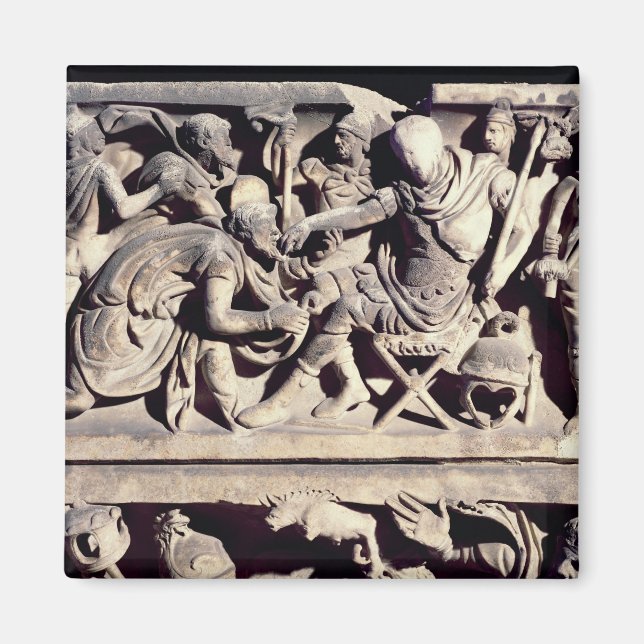 Överlämnande av ett barbari till en romersk magnet (Framsidan)