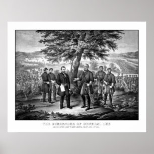 Överlämnande av general Lee Poster