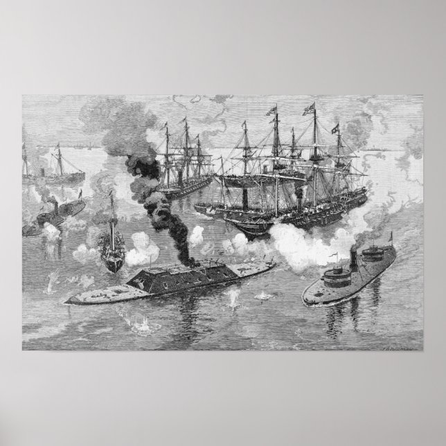 Överlämnande av Tennessee, slaget i Mobile Poster (Framsidan)