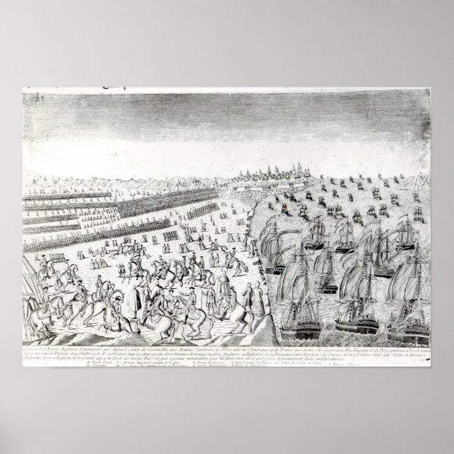 Överlämnande i Yorktown, 1781 Poster (Framsidan)