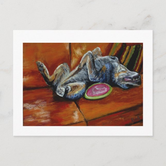 överlämnande till frisbee vykort (Framsida)