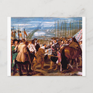 Överlämnandet av Breda från Diego Velazquez Vykort