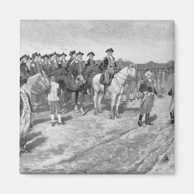 Överlämnandet av Cornwallis i Yorktown Magnet (Framsidan)