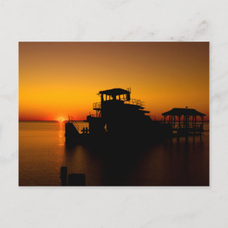 Överlämnat Tugboat Madisonville Lighthouse-vykort Vykort