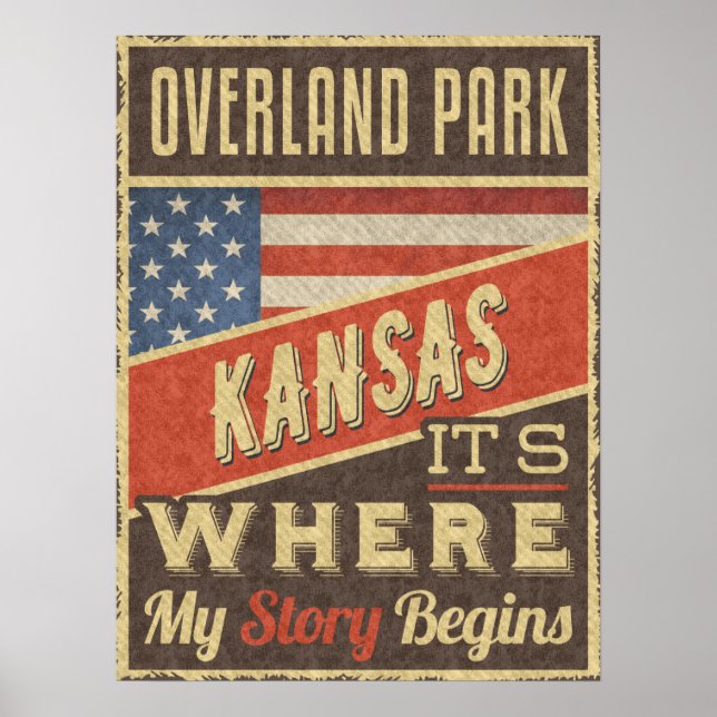 Overland Park Kansas Poster (Framsidan)