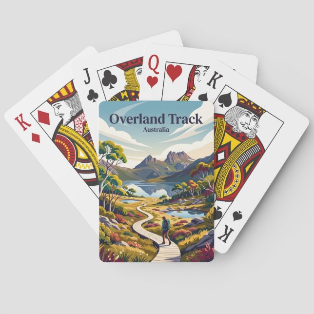 Overland Track Australien Casinokort (Baksidan)