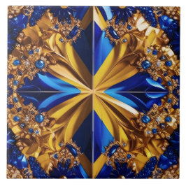 Överlappa med Sverige Färg modern design Kakelplatta