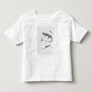 Överlappad leguan tee shirt