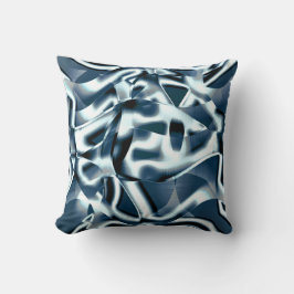 Överlappande böjt rosett band, kromerade toner på  kudde