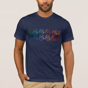 Överlappande Hjul-Färg-bikes T Shirt