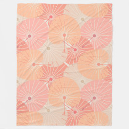 Överlappande kinesiskt Fläkt Fleecefilt