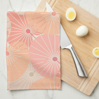 Överlappande kinesiskt Fläkt Kökshandduk