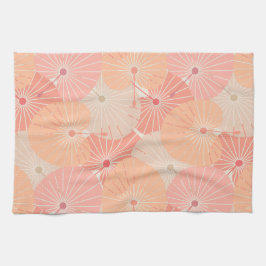 Överlappande kinesiskt Fläkt Kökshandduk