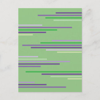Överlappande linjer 2 Abstrakt design Vykort