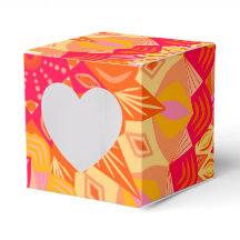 Överlappande Mandala Orange Rosa Gul