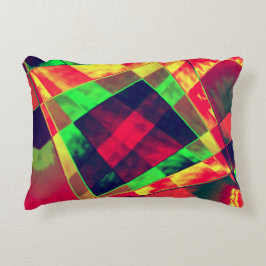 Överlappande mellan snedställda och överlappande r prydnadskudde