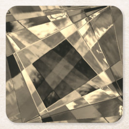 Överlappande mellan snedställda och överlappande r underlägg papper kvadrat