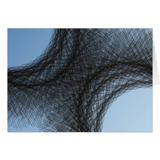 överlappande mörkar hälsningskort