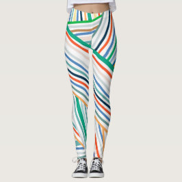 Överlappande Rand Scarf Leggings