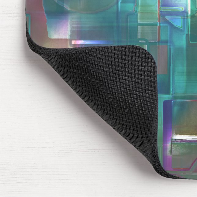 Överlappning av övertoningens grönt och färgad i m musmatta (Hörn)