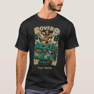 Överlastad Personlig Rolig Student T-Shirt