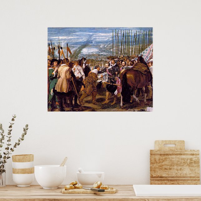 Överlåtelsen av Breda, finkonst, Poster (Kök)