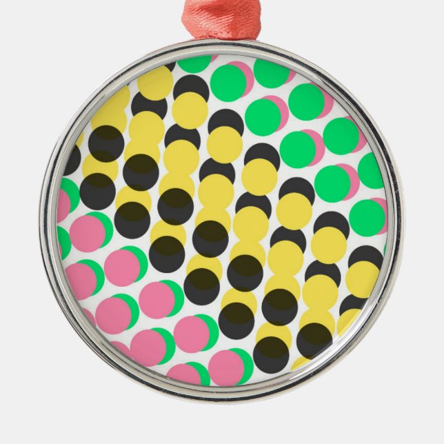 Overlayed pricker julgransprydnad metall (Framsidan)