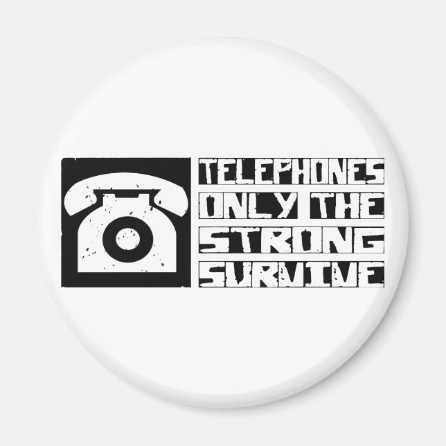 Överlev telefon magnet (Framsidan)