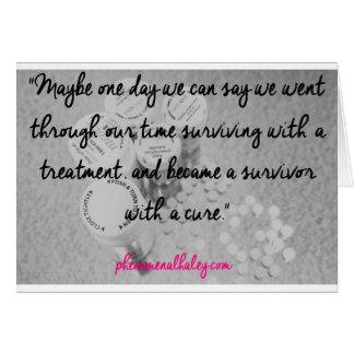 Överleva kortet hälsningskort