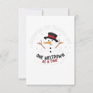 Överleva lärarlivet en gång i taget tack kort