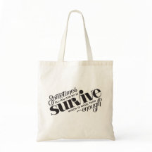 Överleva Totebag